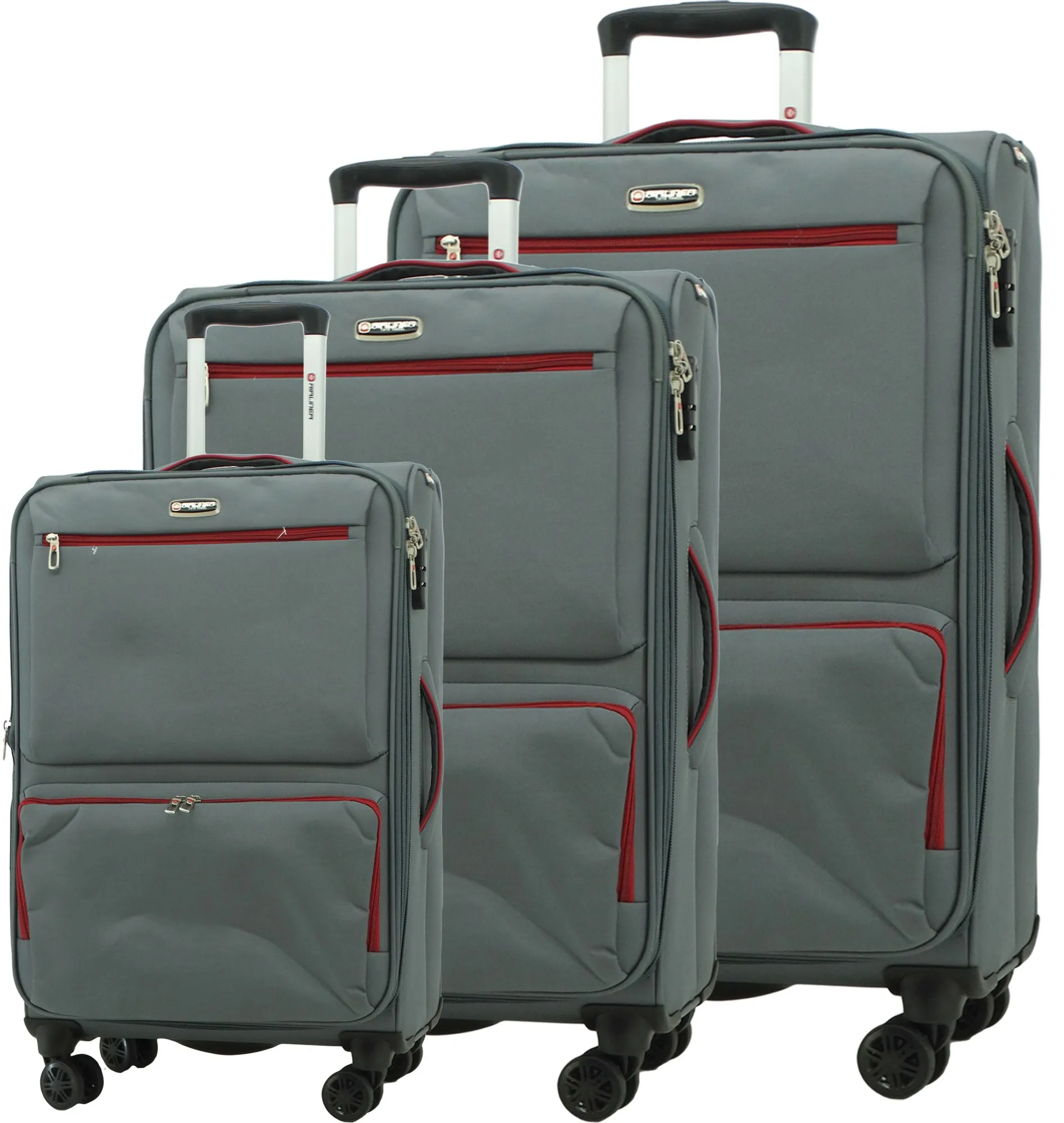 1780GR2, Airliner, Small Suitcase 20'' - Grey