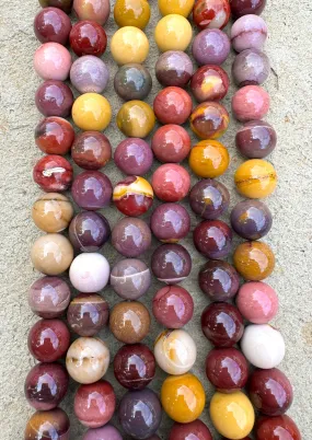 AAA  Quality Mookaite (Australia) BIG 16mm Round Beads, 16 Inch Strands