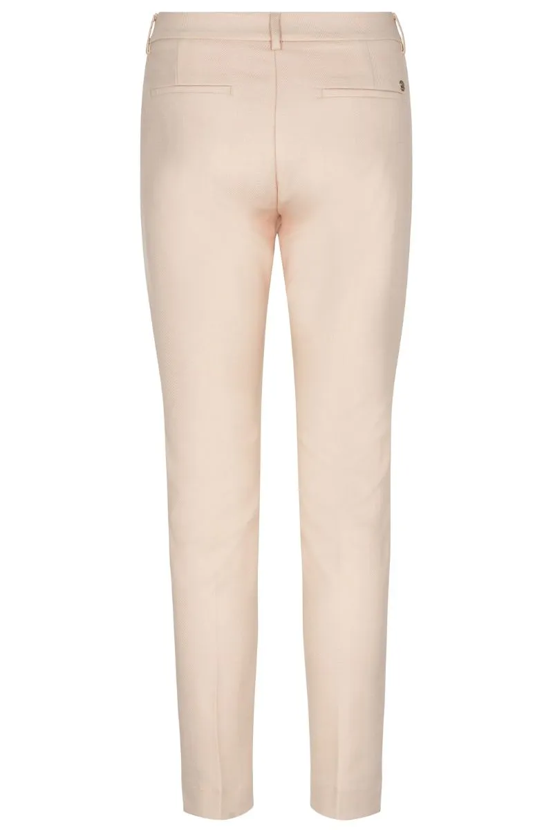 Abbey Herring Check Pant | Silver Pink | Bukser fra Mos Mosh