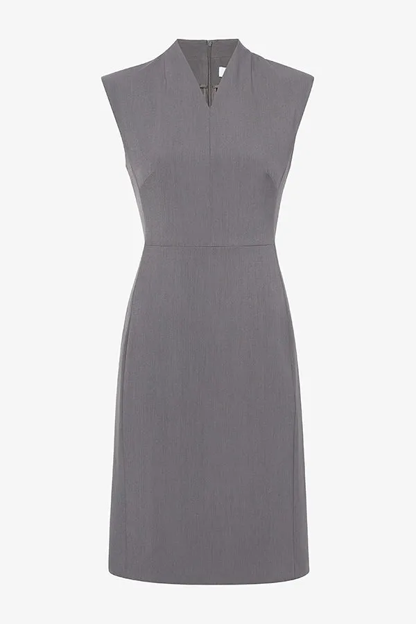 Aditi Dress - Recycled WonderTex :: Steel Gray