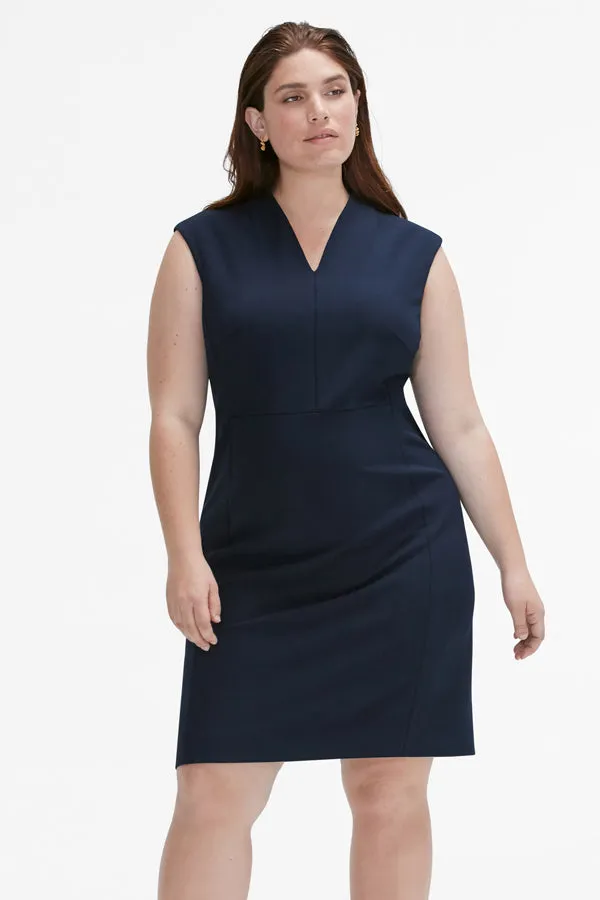 Aditi Dress - WonderTex :: Deep Galaxy Blue