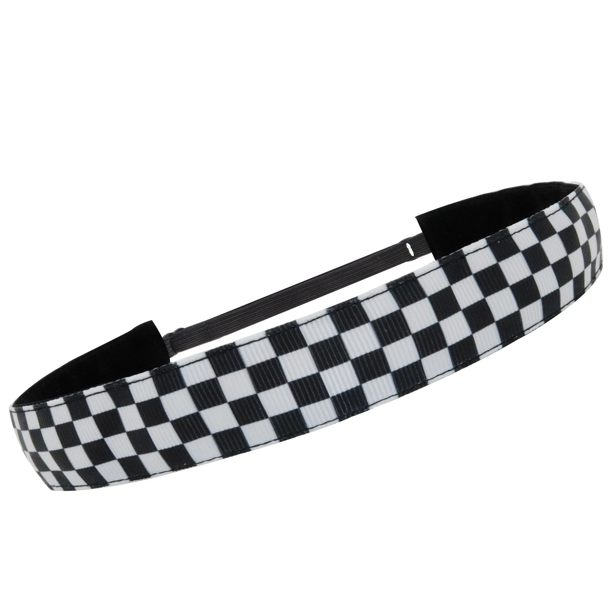 Adjustable No Slip Checkerboard Headband