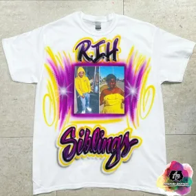 Airbrush R.I.H. Shirt Design