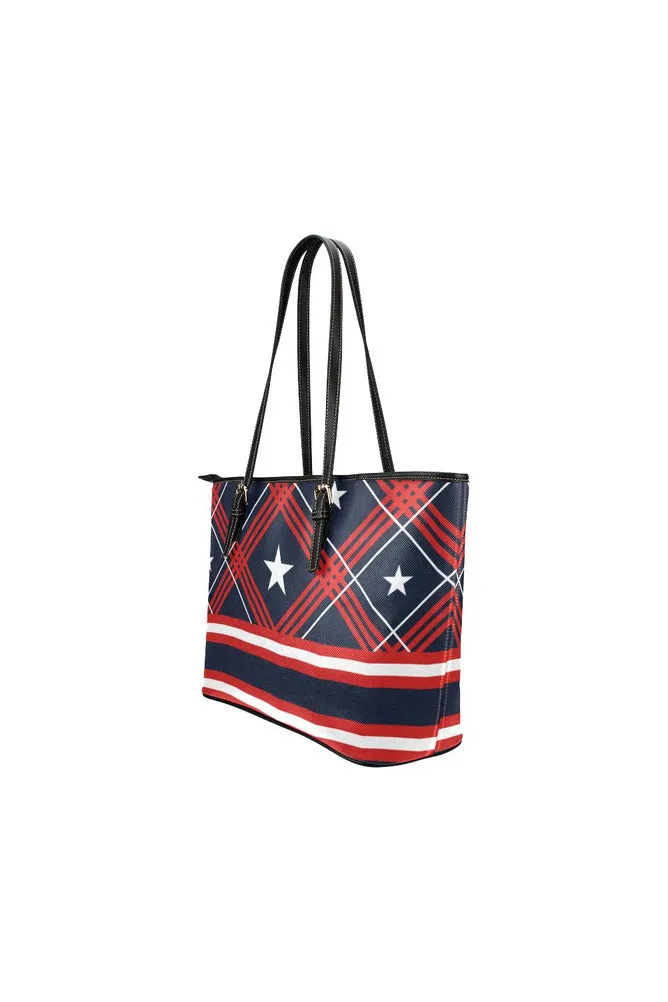 Americana Leather Tote Bag/Small