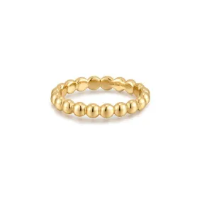 Ania Haie Gold Round Dome Band