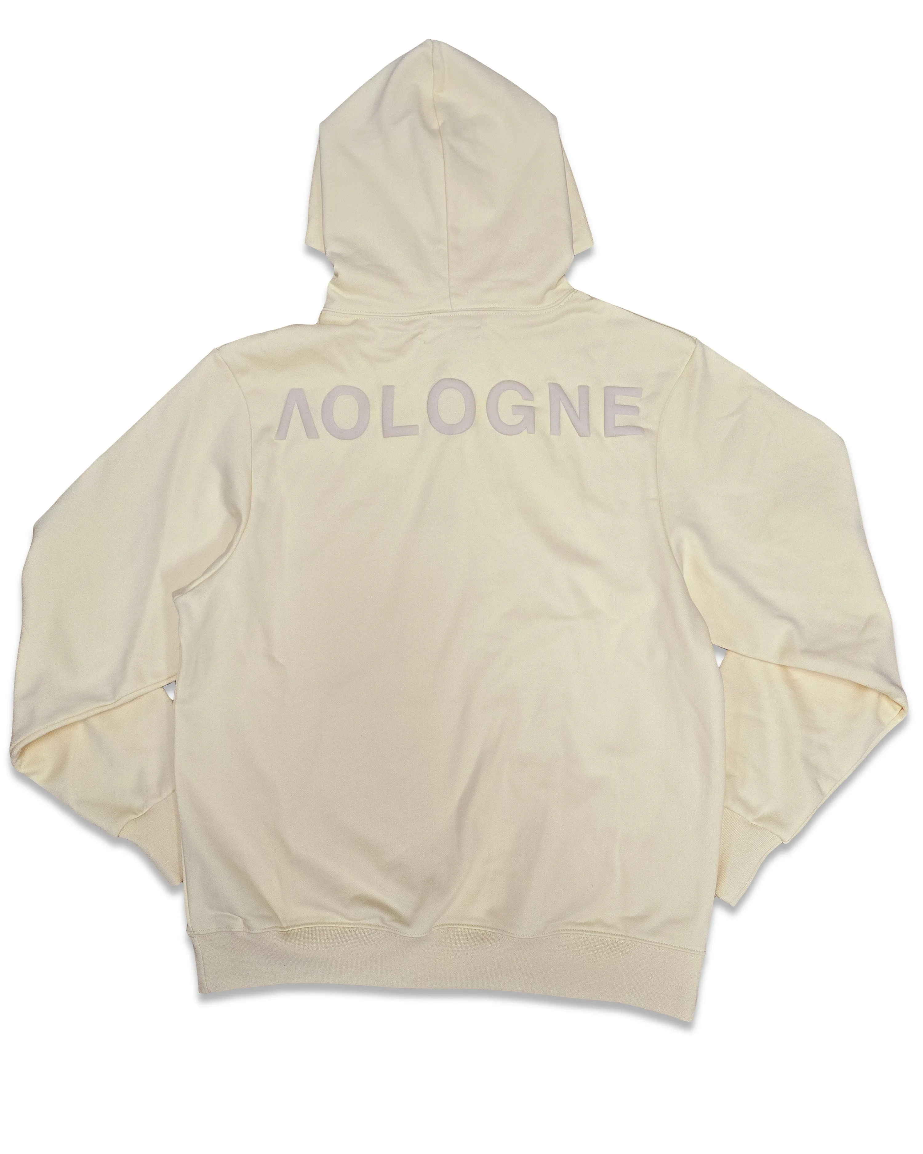 AOLOGNE STAND ALONE WASH HOODIE (CREAM)