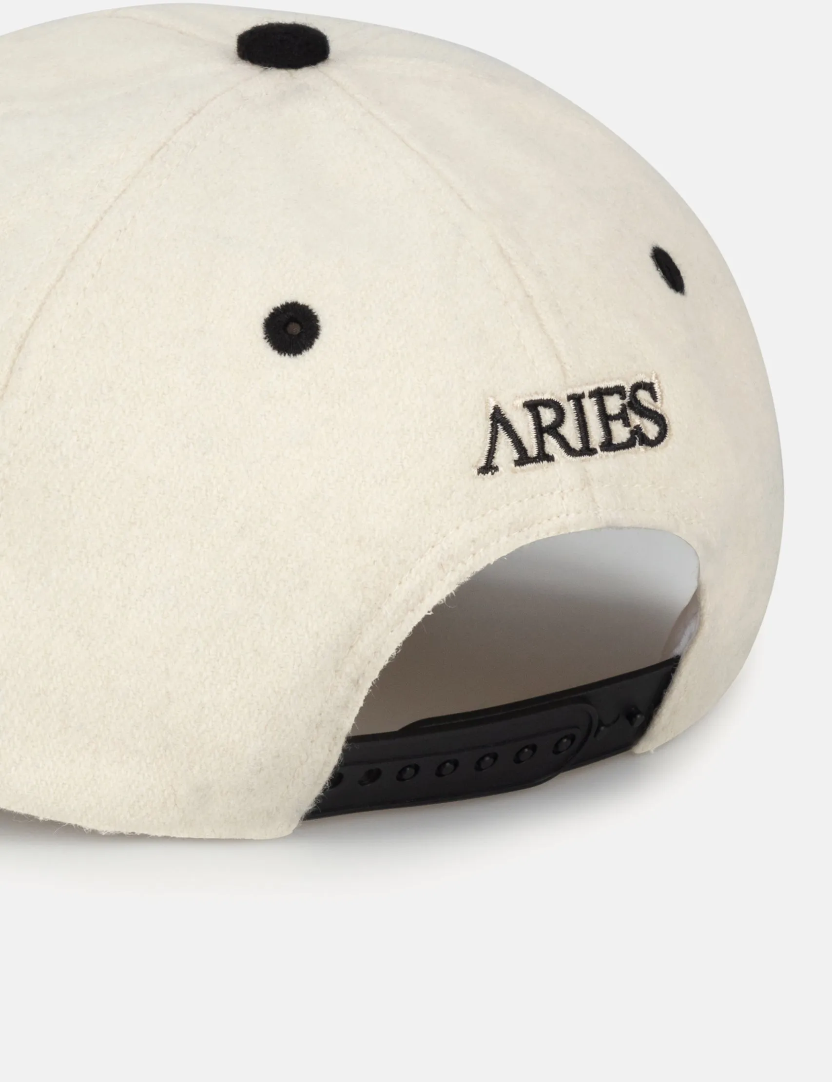 Aries Column A Wool Cap - Alabaster Beige