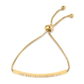 Arvo Clear Gem Bracelet - Gold by Arvo