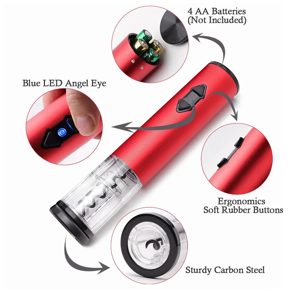 Automatic Electric Wine Bottle Corkscrew Opener