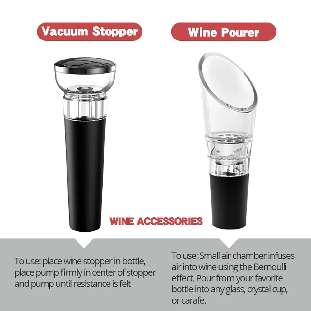 Automatic Electric Wine Bottle Corkscrew Opener