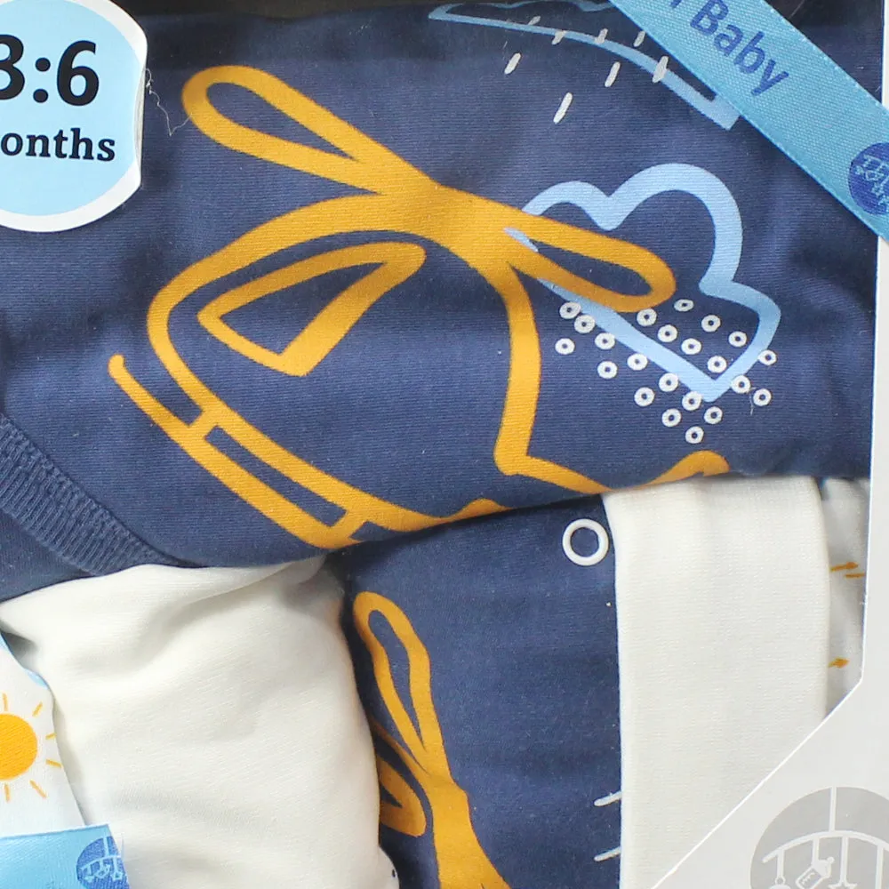 Baby Plane 5-Piece Baby Layette Set