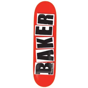 Baker Skateboards Brand Logo Skateboard Deck Red/Black - 8.475