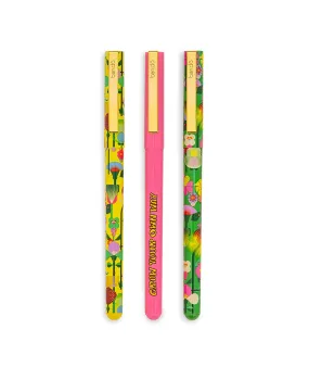 Ban.do Write On Pen Set Geometric Flowers