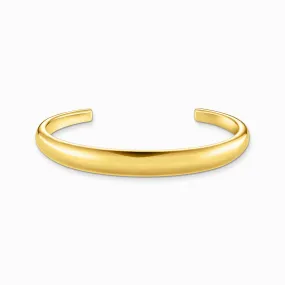 Bangle in timeless design gold