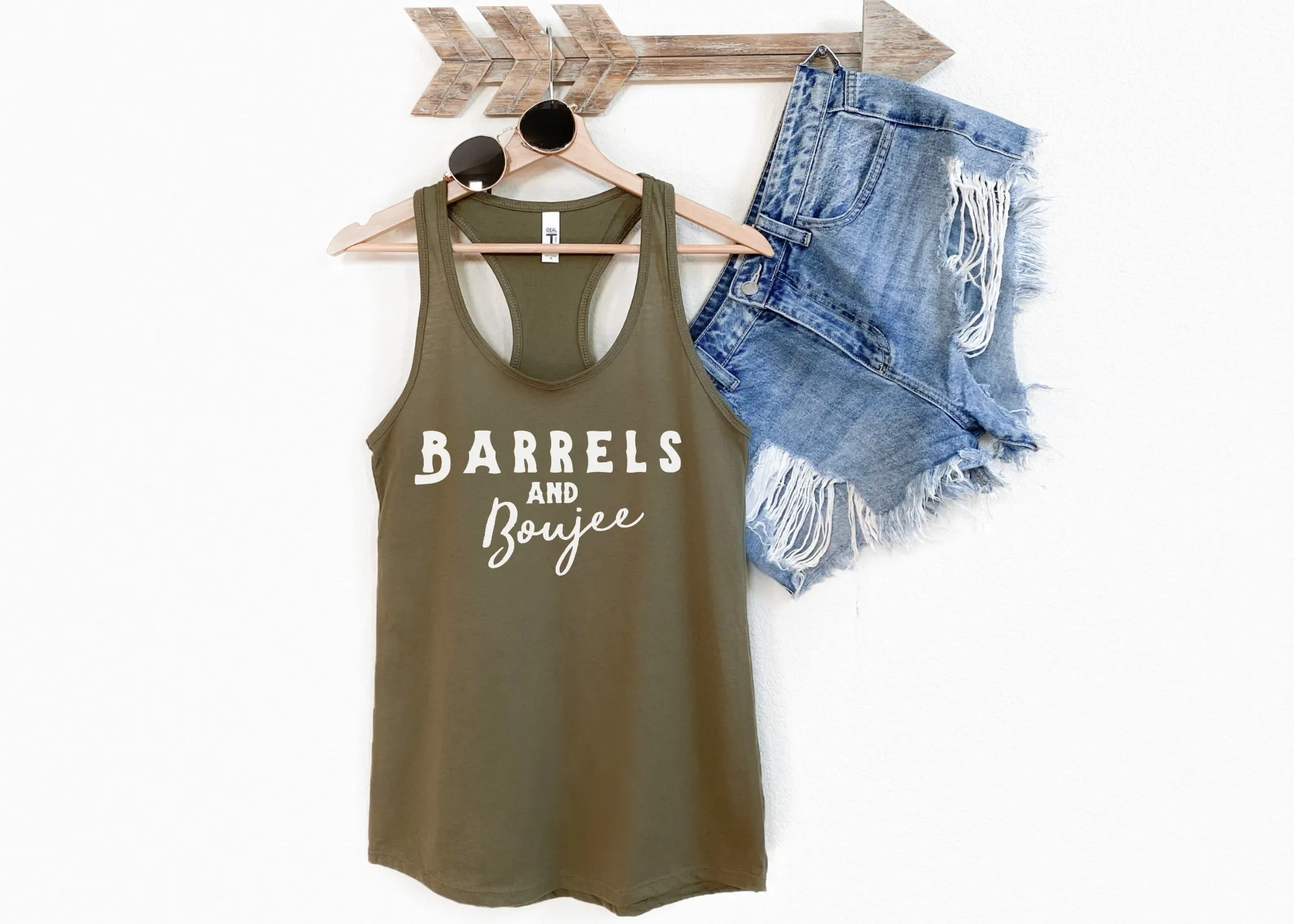 Barrels & Boujee Racerback Tank