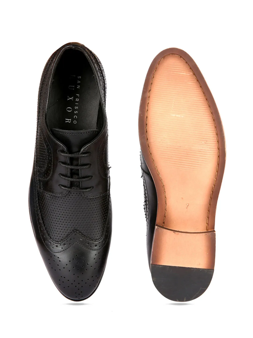 Bastian Black Brogues