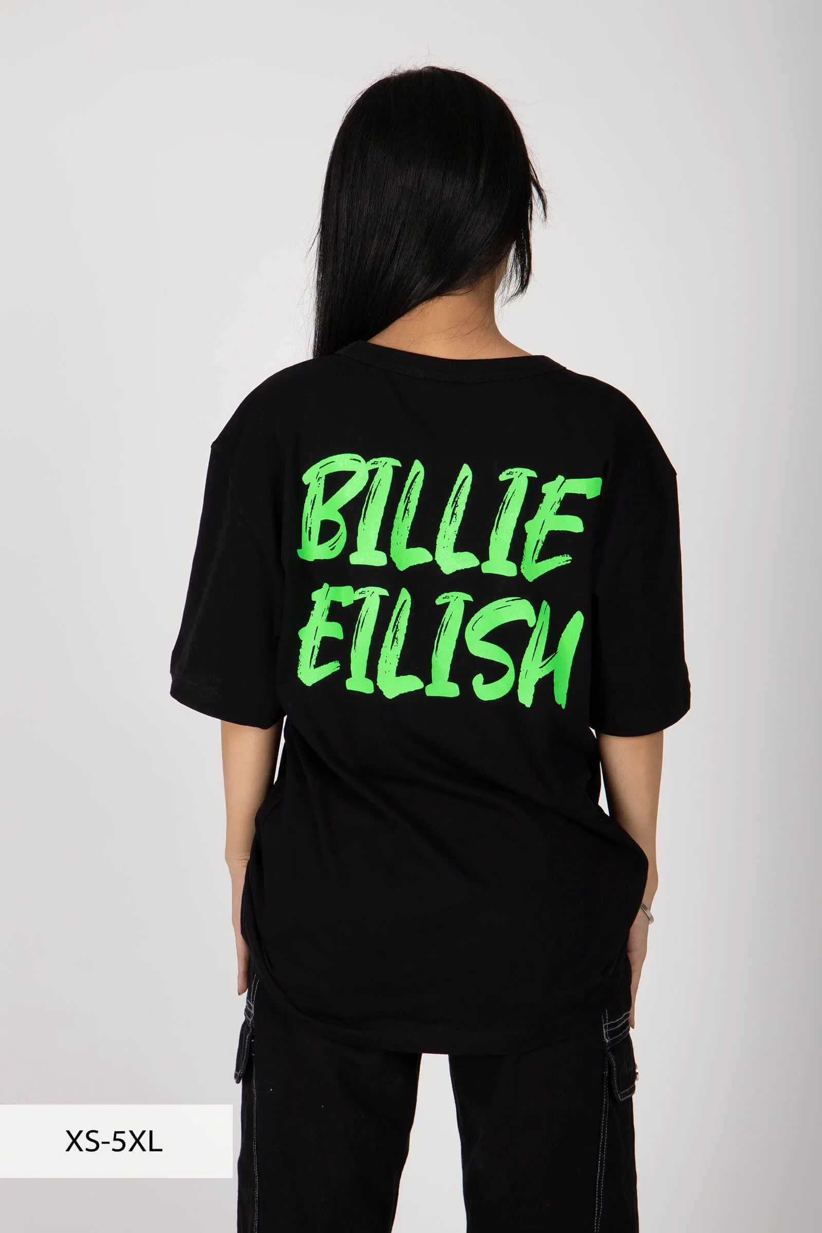 Billie Eilish Illustration Oversized T-shirt