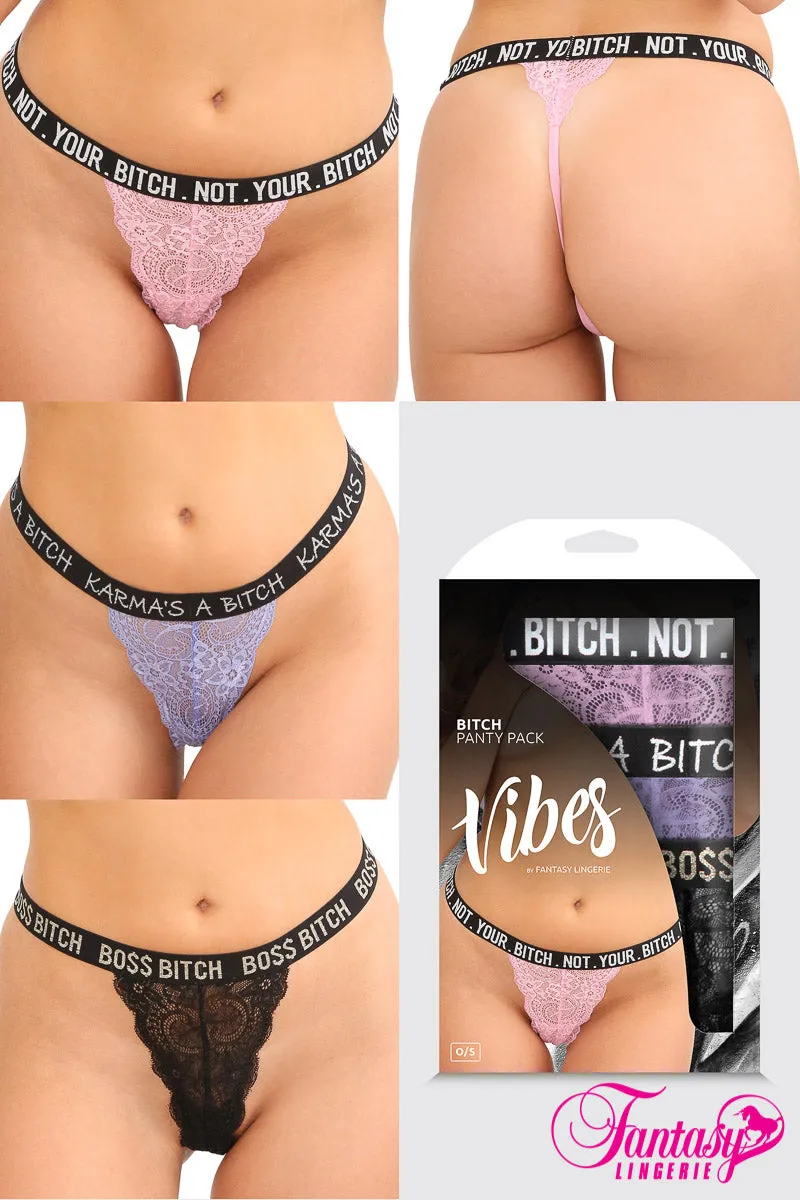 Bitch Panty Pack