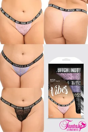 Bitch Panty Pack