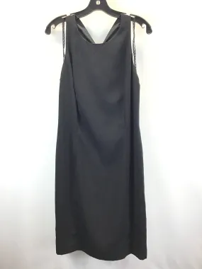 Black Dress Casual Midi Virgo, Size 14