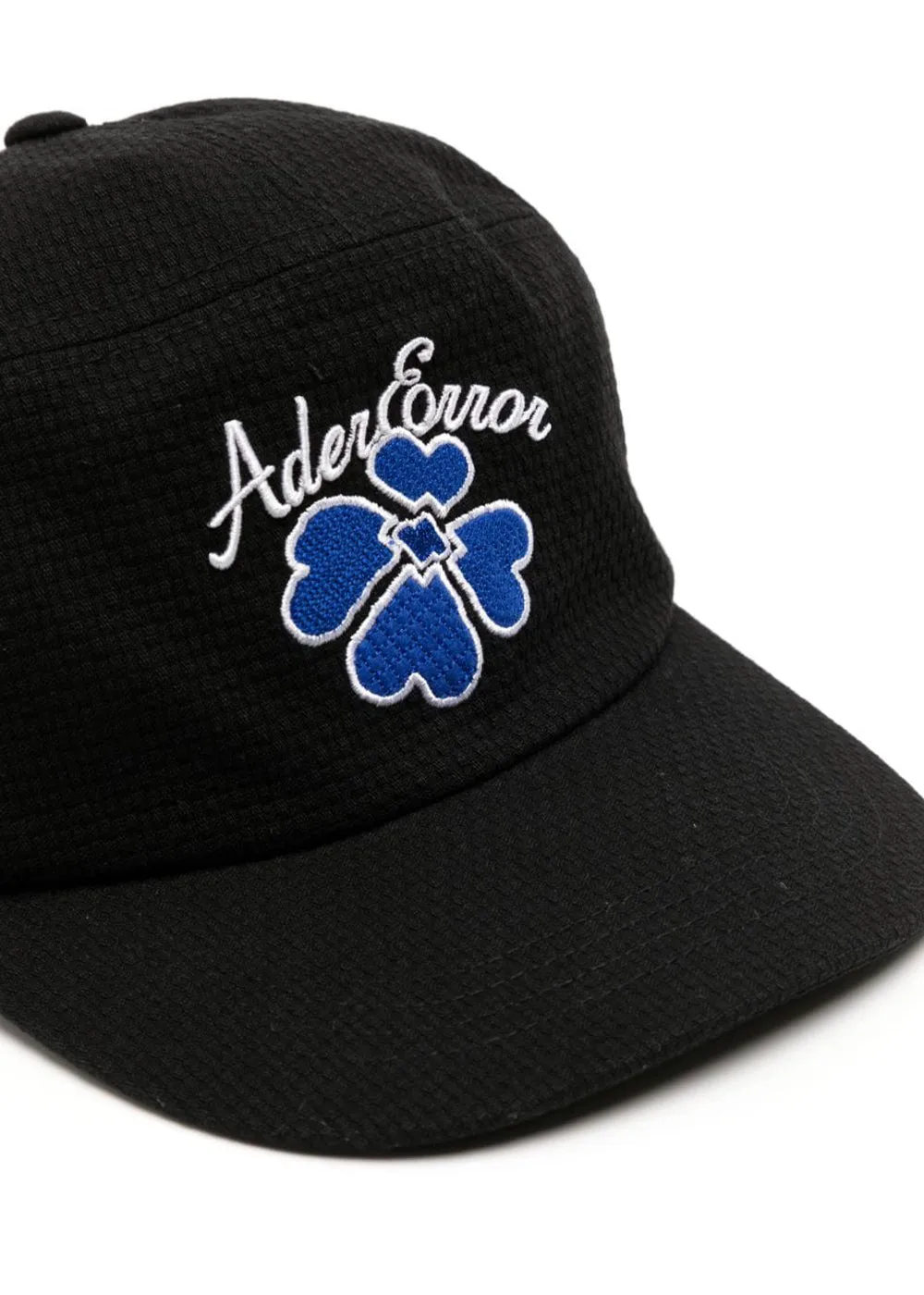 Black Embroidered-Logo Cap