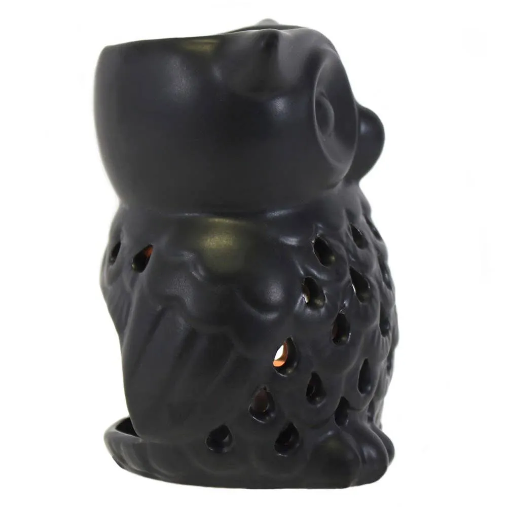 Black Owl Oil Burner   Wax Warmer