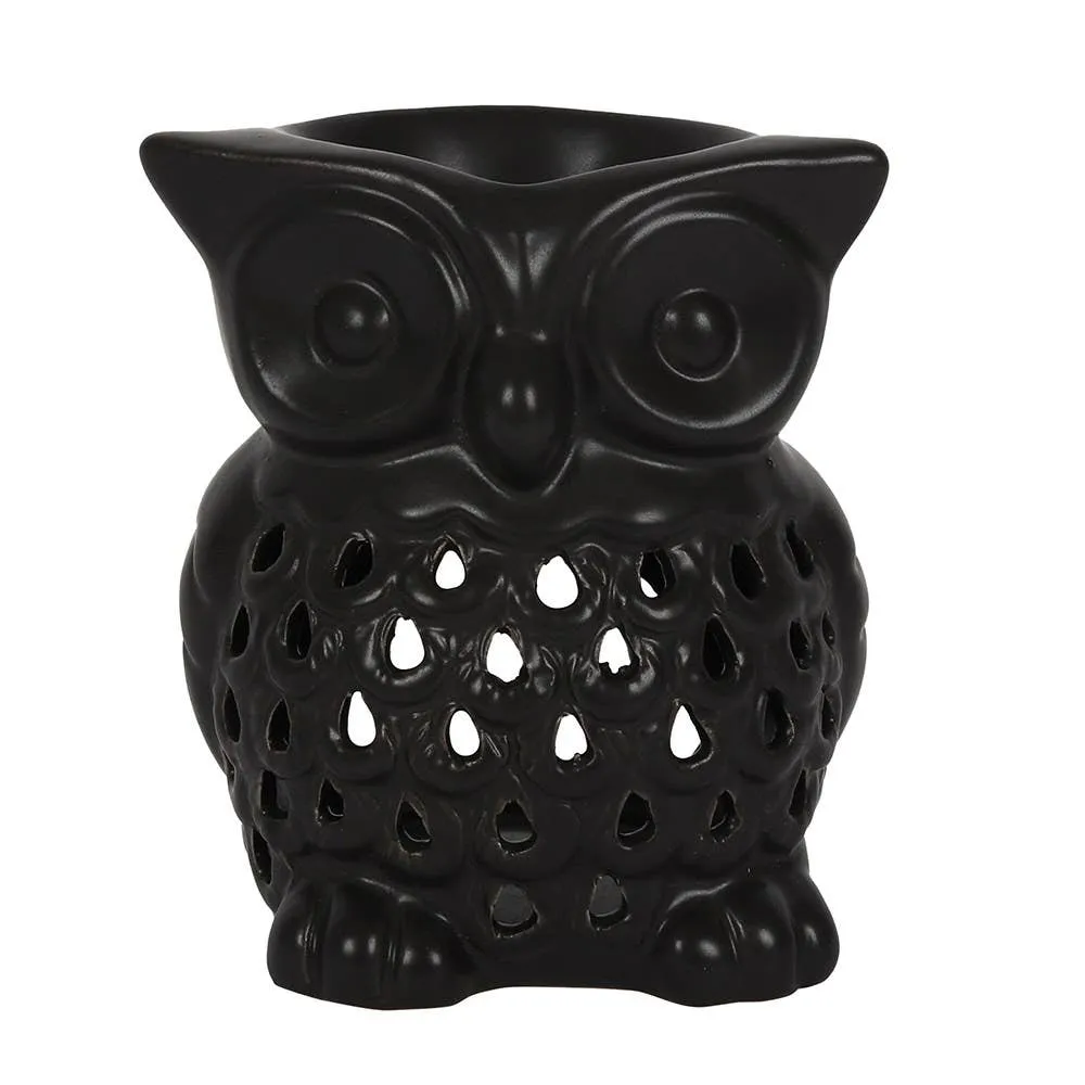 Black Owl Oil Burner   Wax Warmer