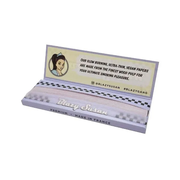 Blazy Susan Purple 1-1/4 Rolling Paper Box of 50