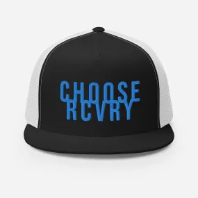 Blueberry Choose RCVRY Logo Snapback Hat