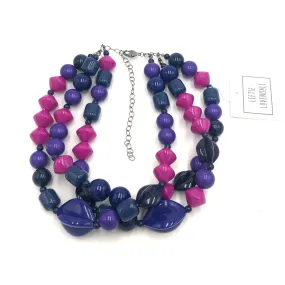 Blurples & Violet Mix Morgan Necklace