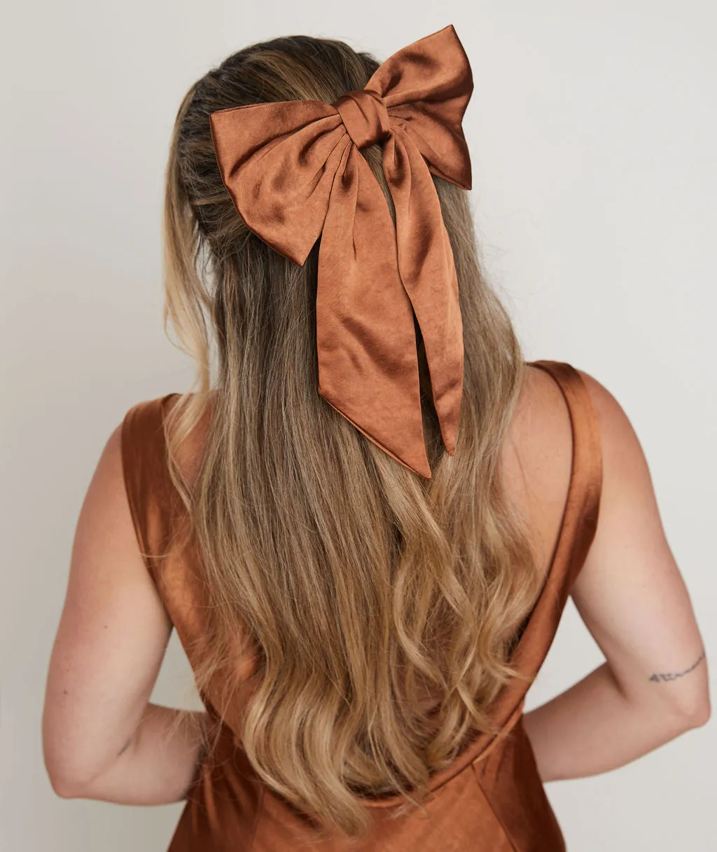 Bow Satin Hair Clip