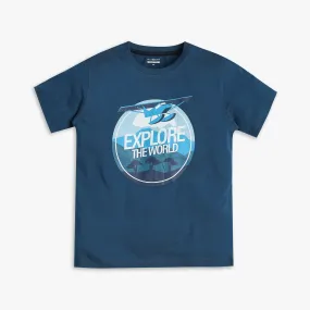 Boys Regular Fit Graphic T-Shirt