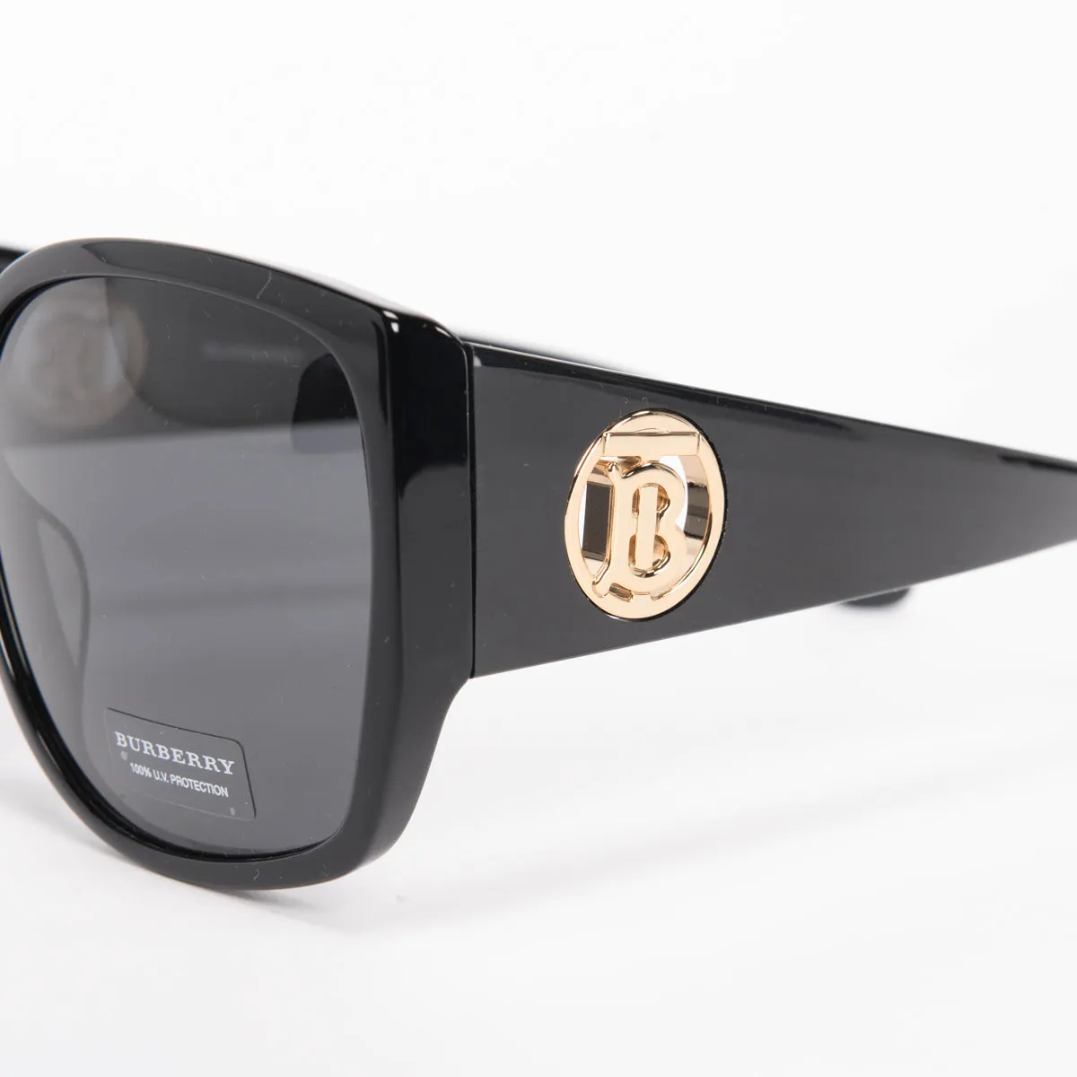 Burberry Black Large Square Sunglasses