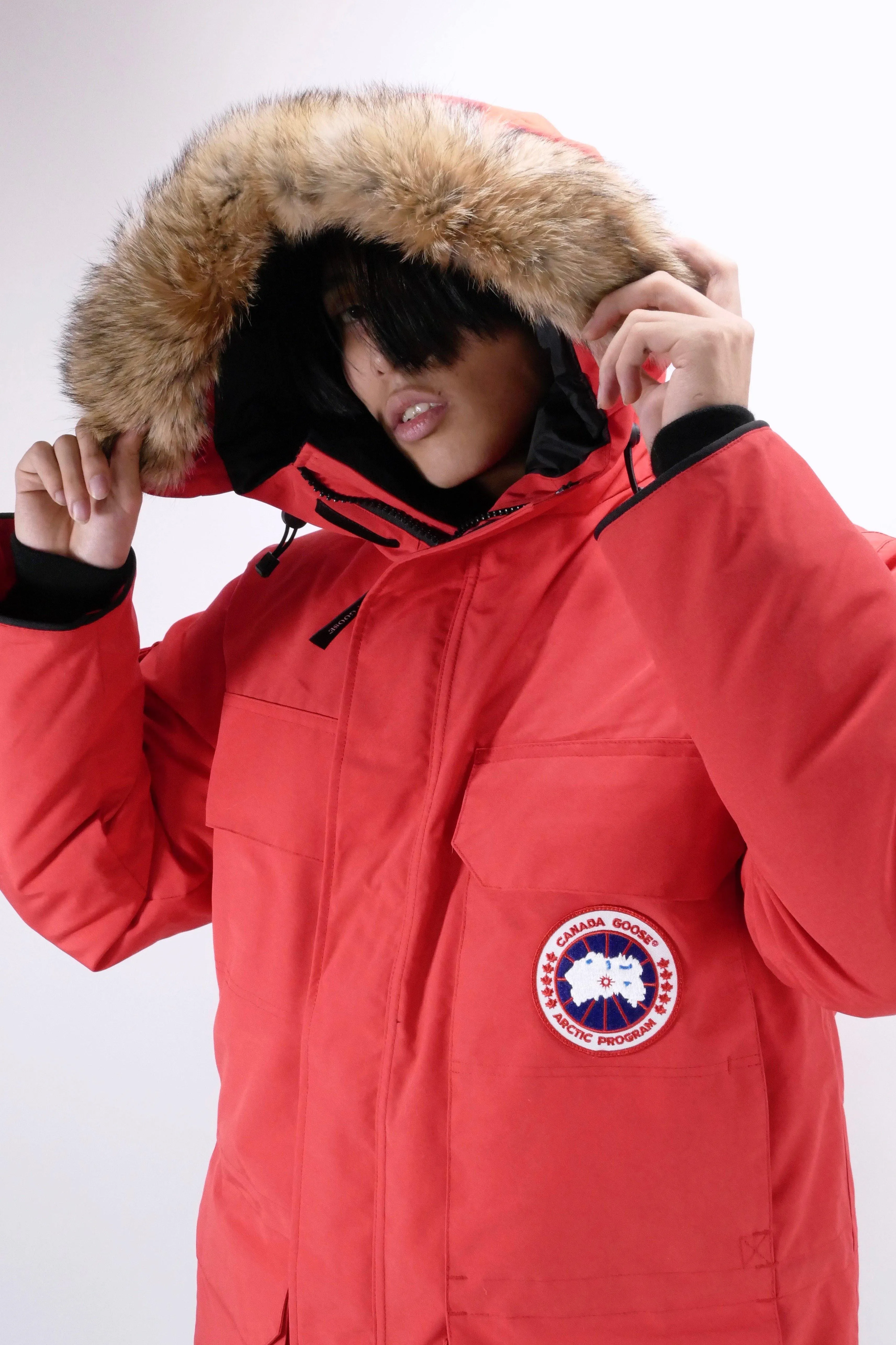 Canada Goose Mens Down *Parka Expedition  - Red