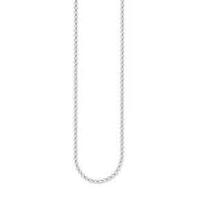 CHARM CLUB STERLING SILVER FINE BELCHER NECKLACE