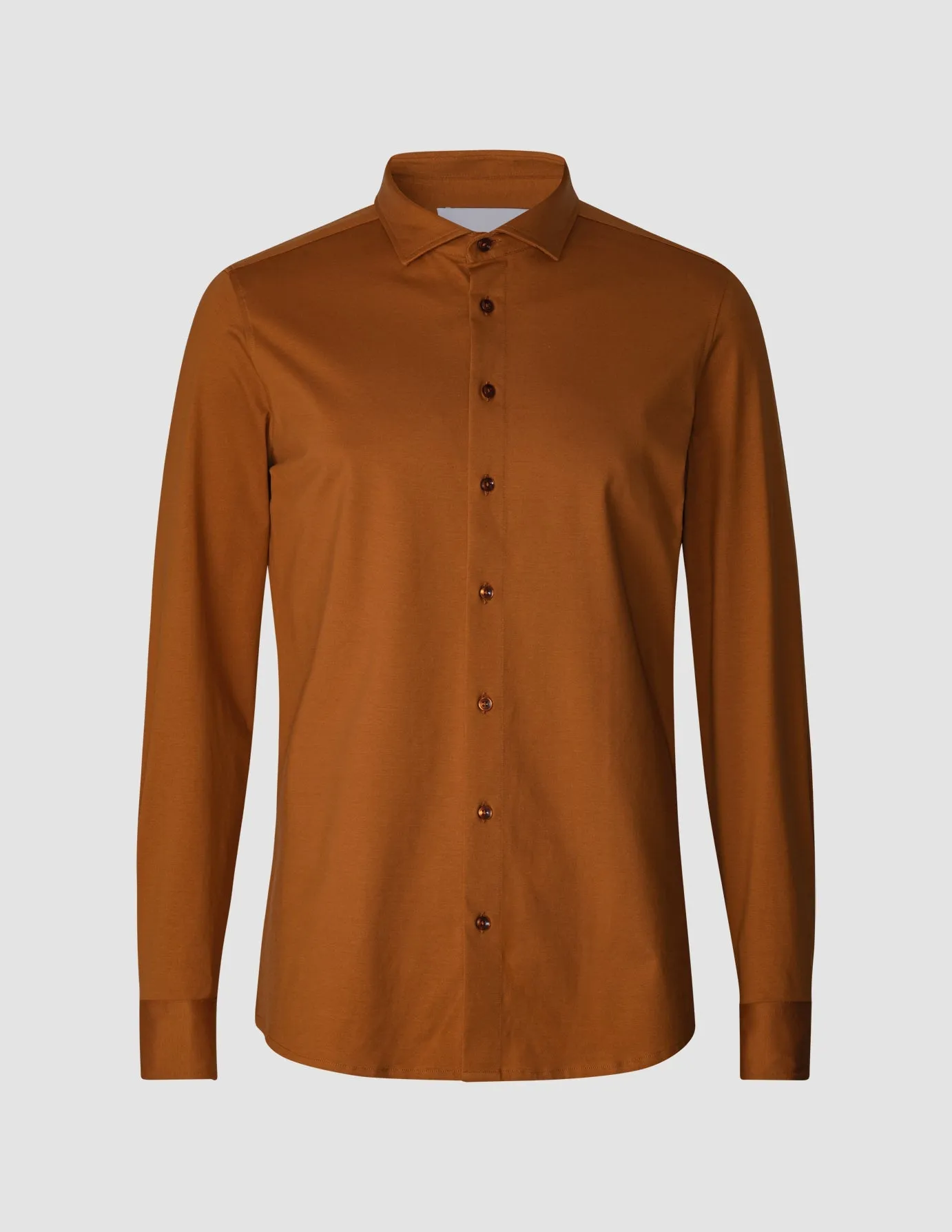 Classic Shirt Rusty Brown Slim