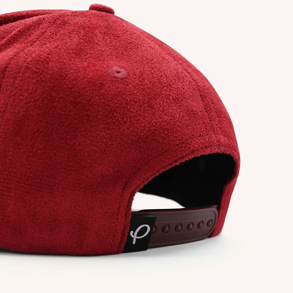 Classic Suede P Logo Hat Red