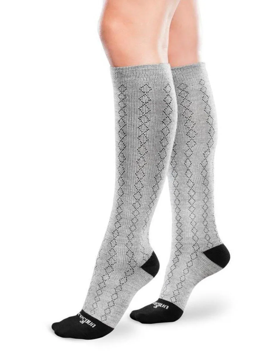 Core-Spun by Therafirm Patterned Argyle Socks for Men & Women 15-20mmHg