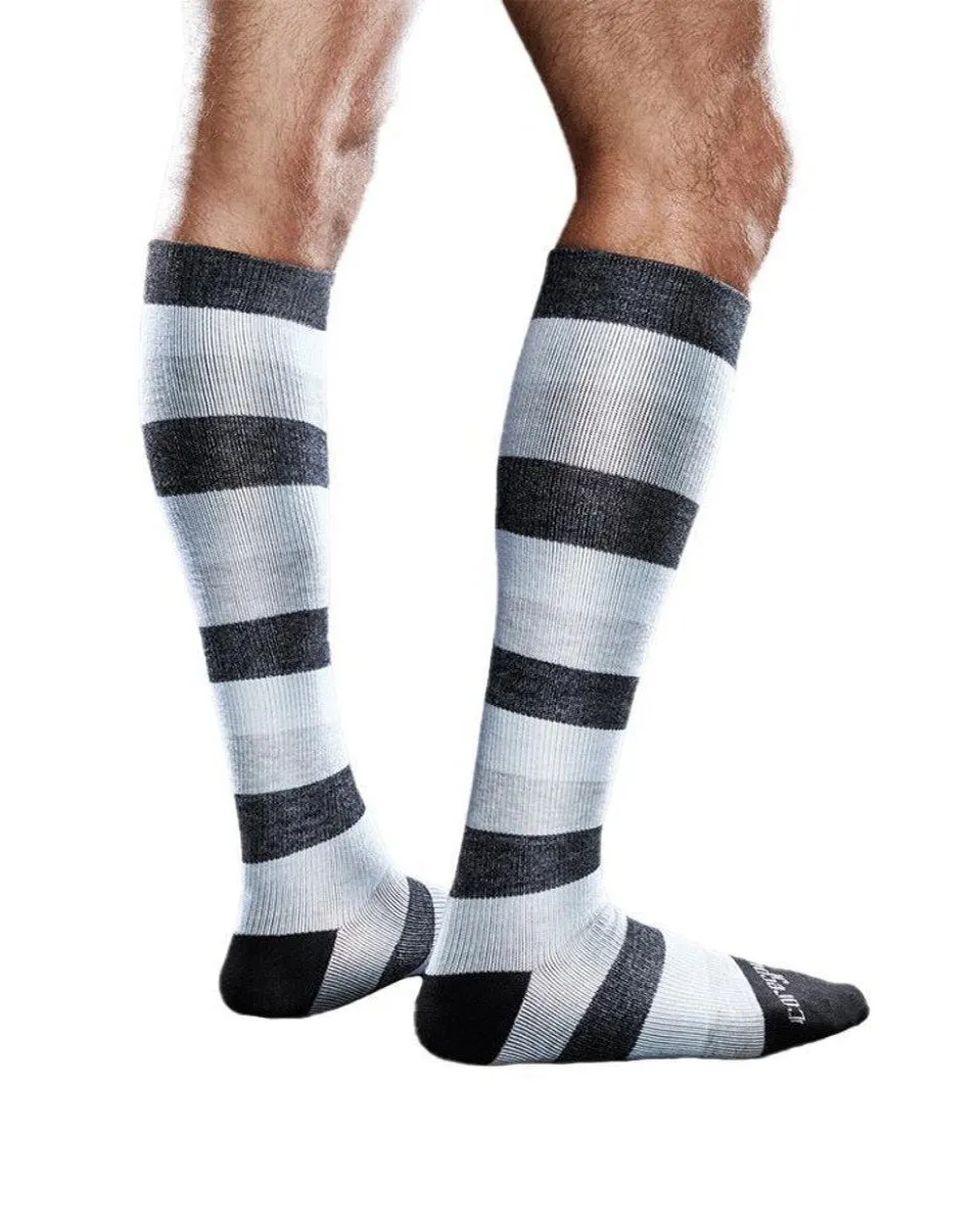 Core-Spun by Therafirm Patterned Argyle Socks for Men & Women 15-20mmHg