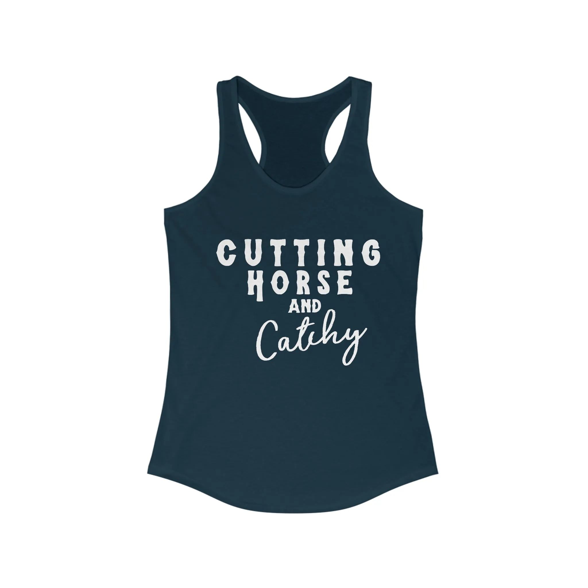 Cutting Horse & Catchy Racerback Tank