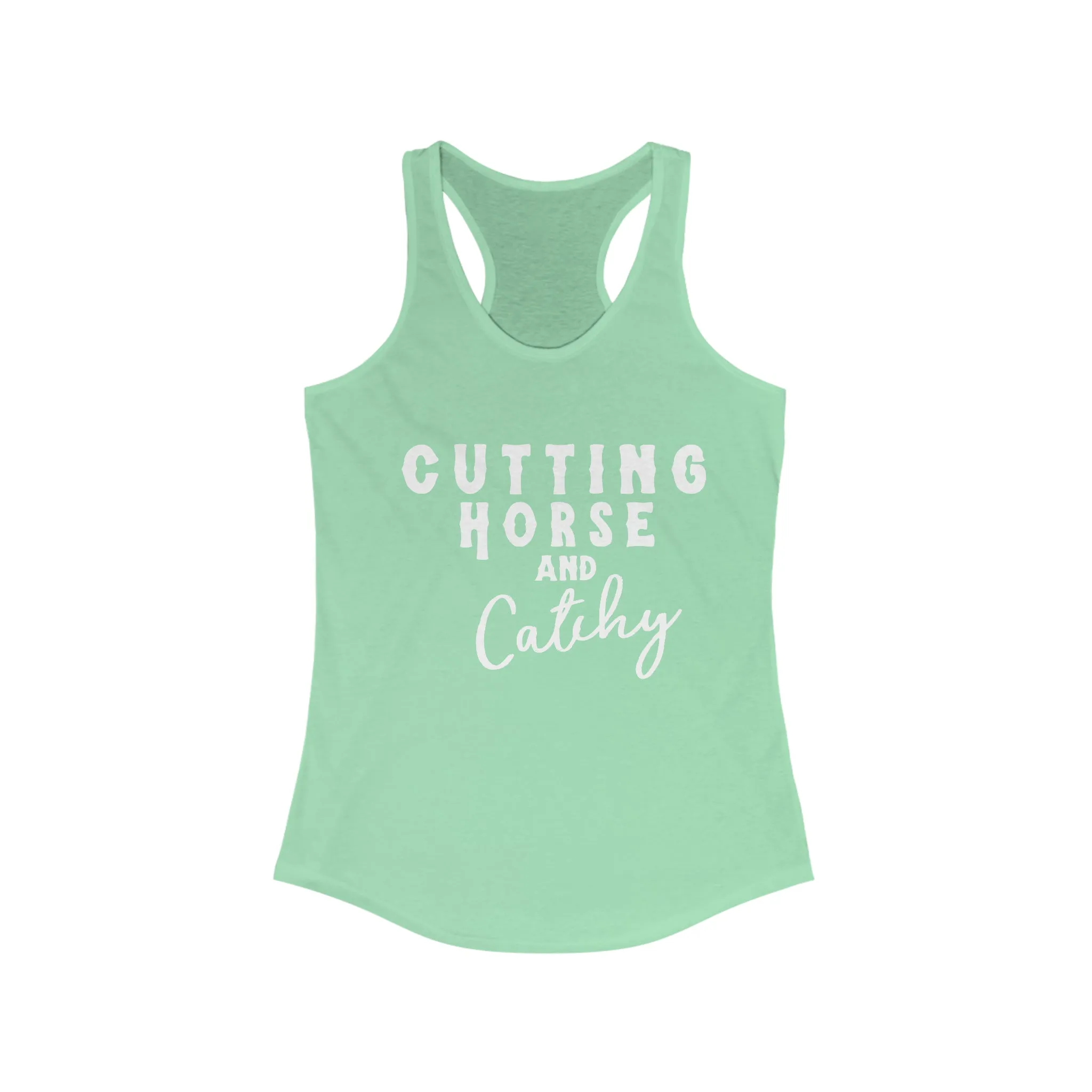 Cutting Horse & Catchy Racerback Tank