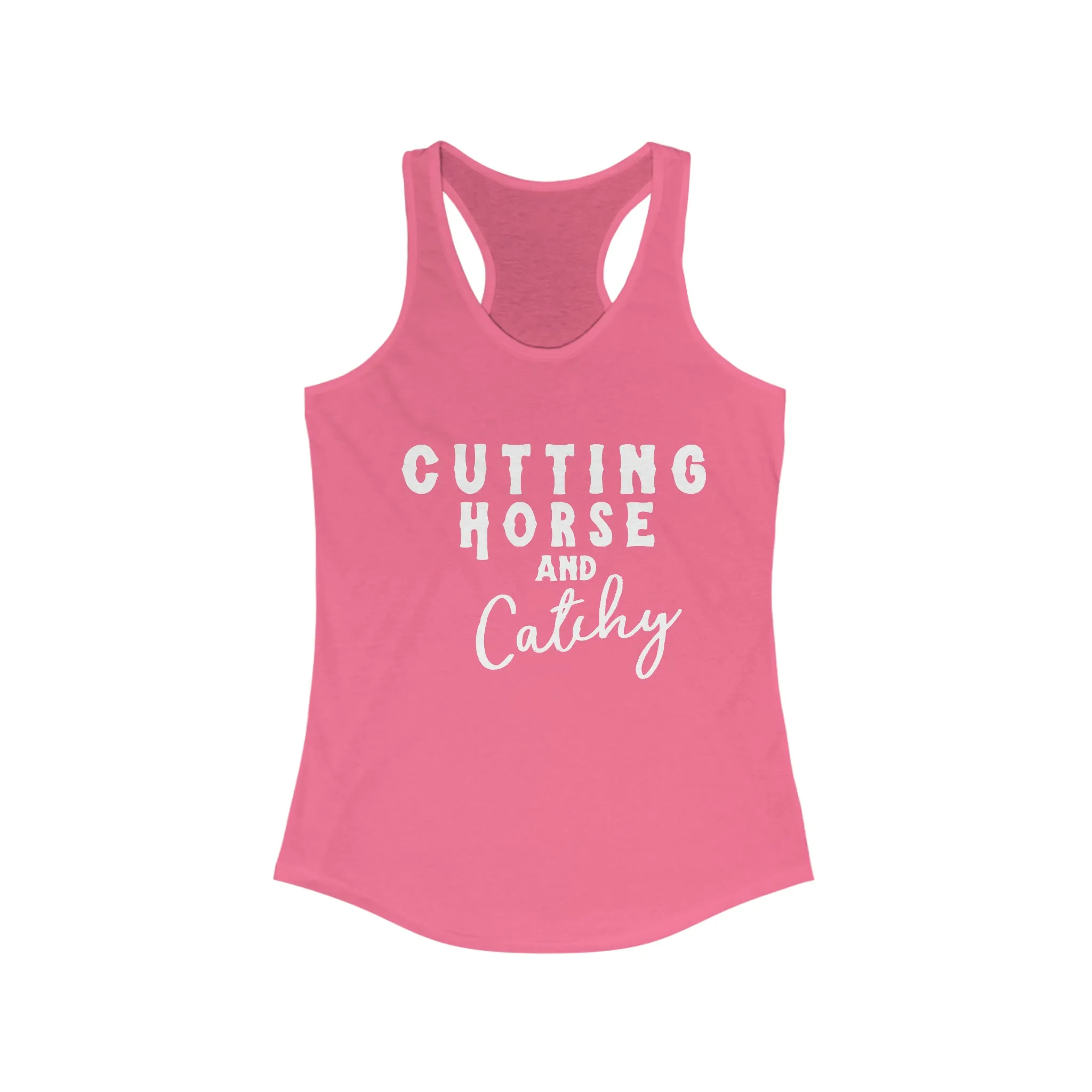 Cutting Horse & Catchy Racerback Tank