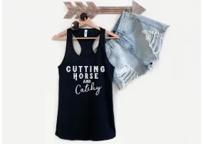 Cutting Horse & Catchy Racerback Tank