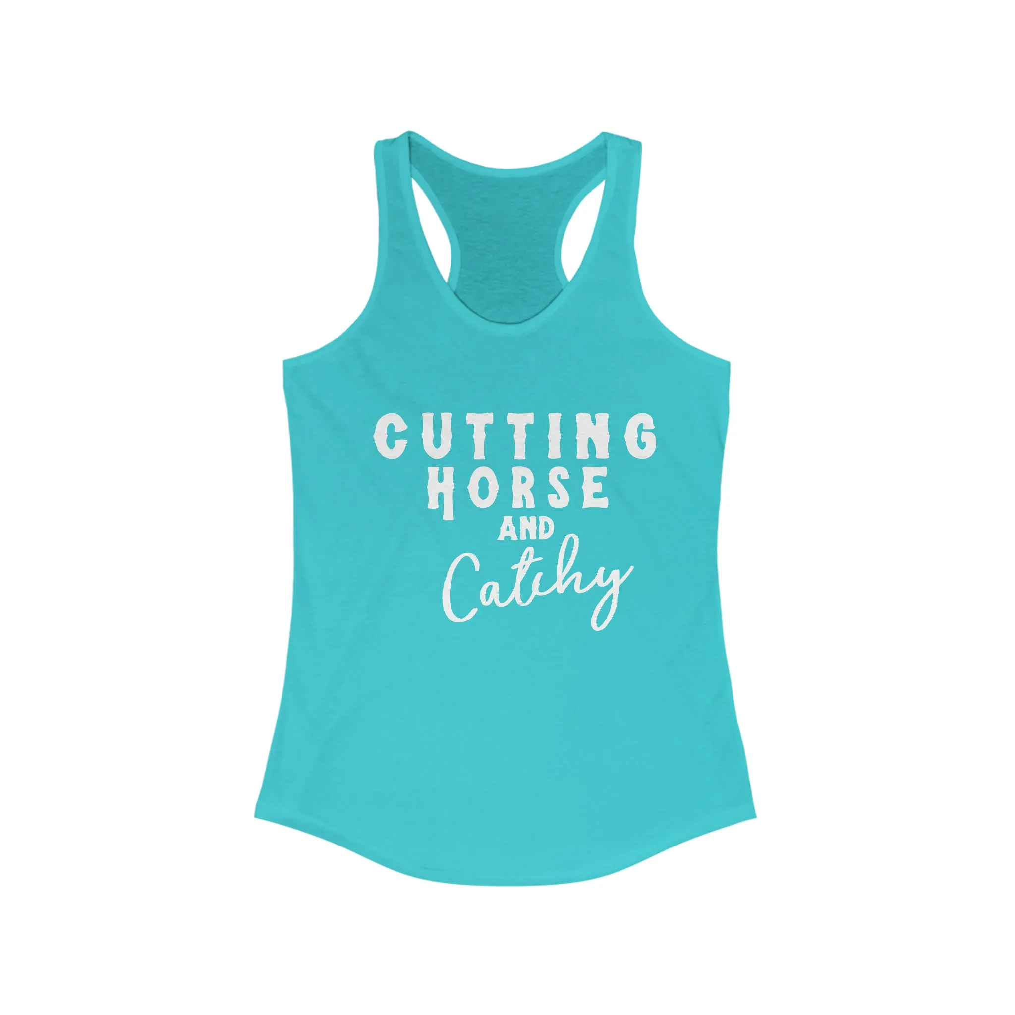 Cutting Horse & Catchy Racerback Tank