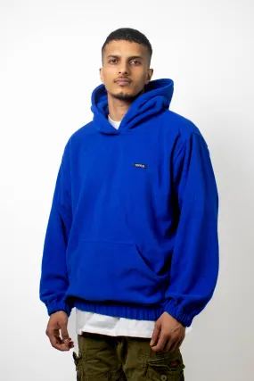 Dark Blue Polar Fleece Hoodie