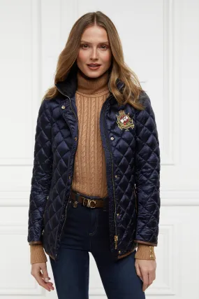 Diamond Quilt Classic Jacket (Ink Navy)