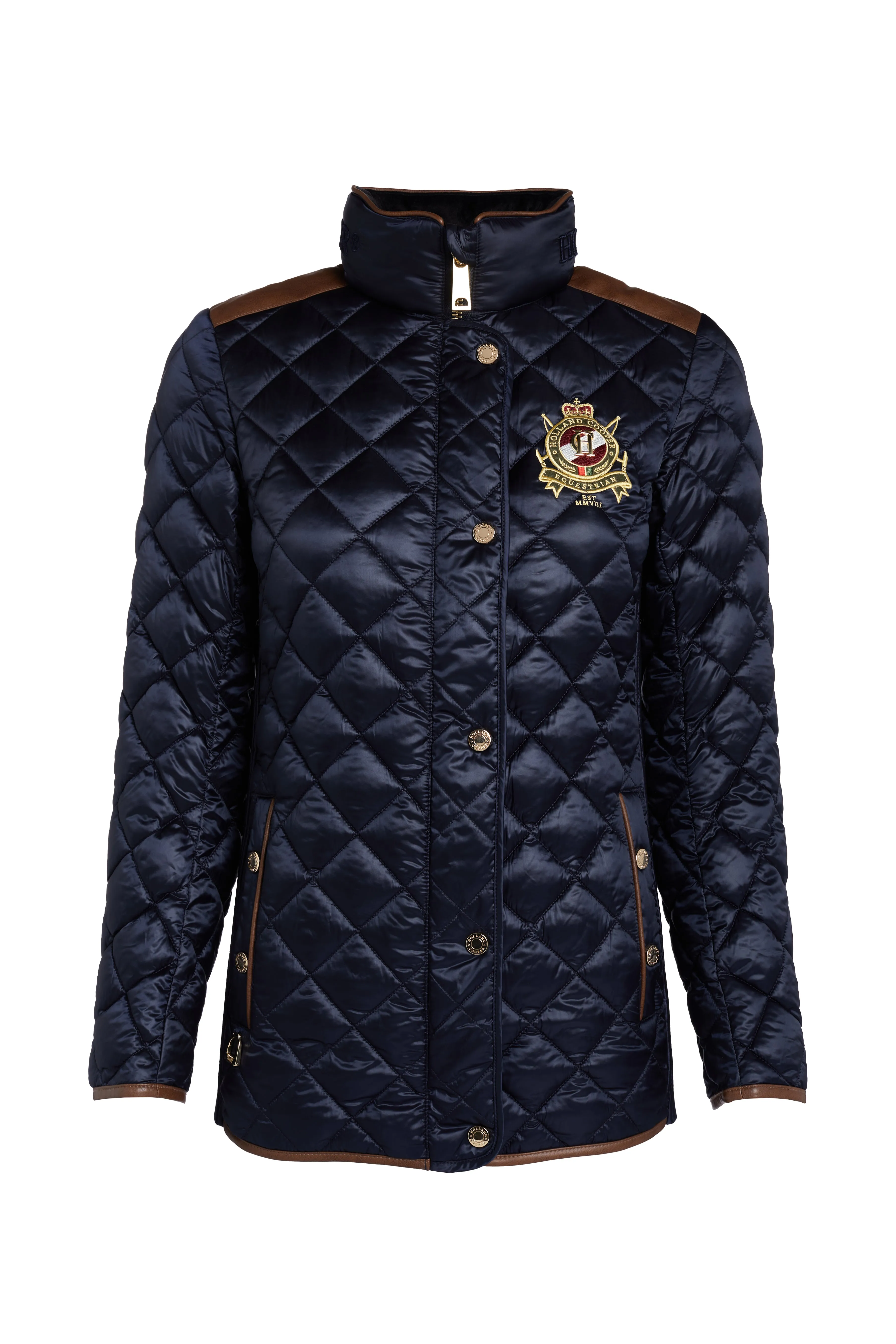 Diamond Quilt Classic Jacket (Ink Navy)