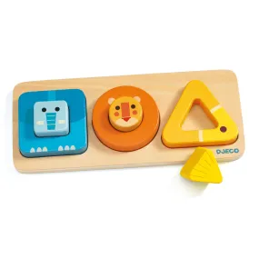 Djeco VoluBasic Wooden Puzzle