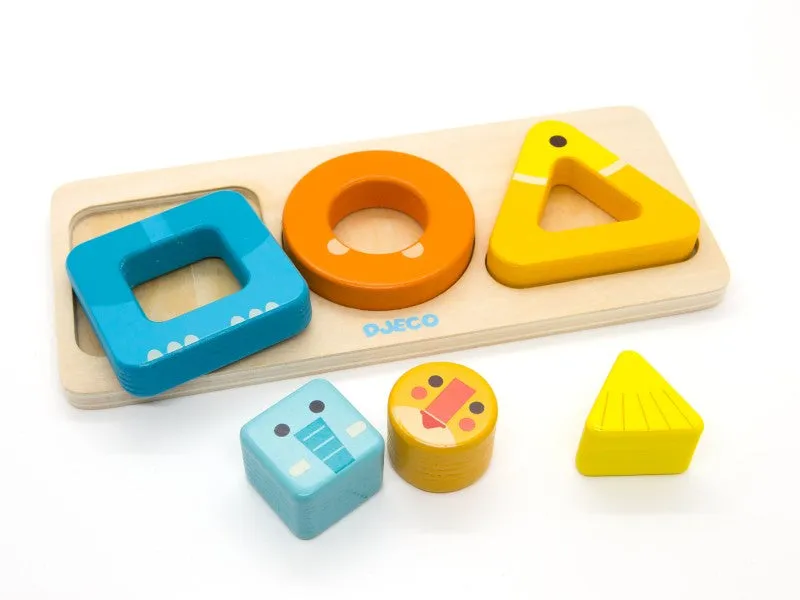 Djeco VoluBasic Wooden Puzzle