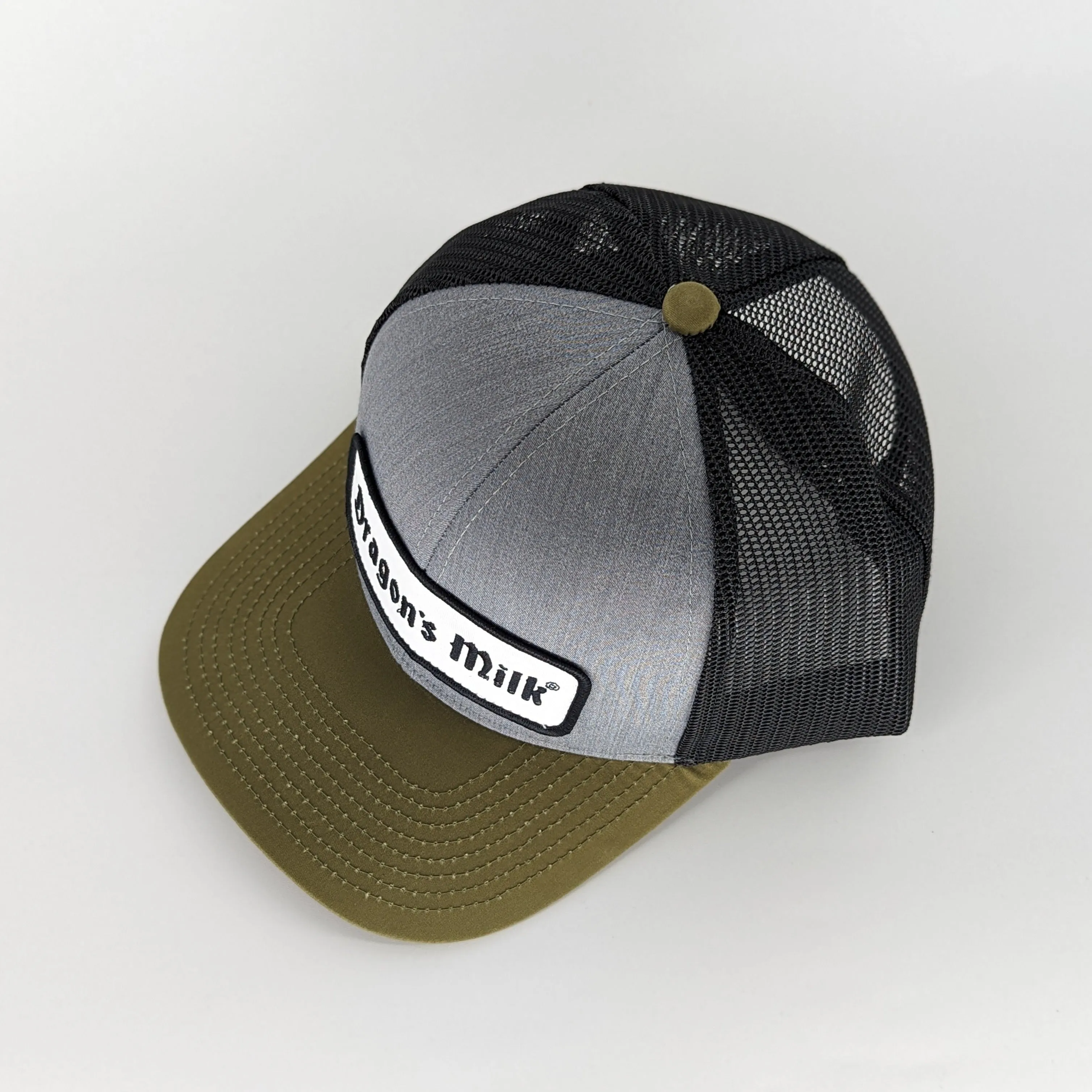 Dragon's Milk Patch Gray/Olive Hat